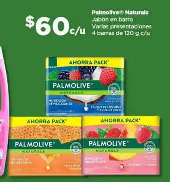 Palmolive naturals jabón en barra varias presentaciones