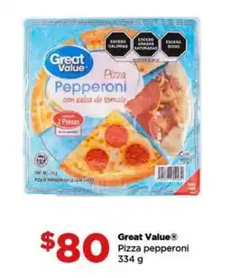 Bodega Aurrerá Great value pizza pepperoni oferta