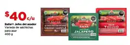 Bodega Aurrerá Bafar jefes del asador varieda de salchichas para asar oferta