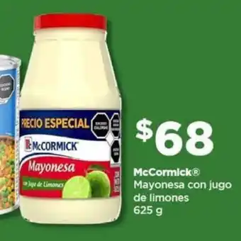 Bodega Aurrerá McCormick mayonesa con jugo de limones oferta