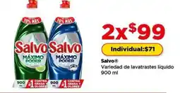 Bodega Aurrerá Salvo variedad de lavatrastes líquido oferta