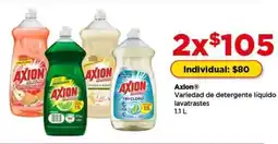 Bodega Aurrerá Axion variedad de detergente líquido lavatrastes oferta