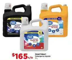 Bodega Aurrerá Great value detergente líquido oferta