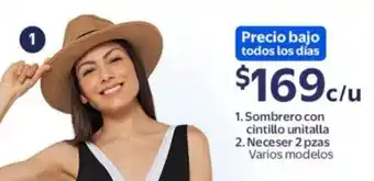 Sombrero con cintillo unitalla