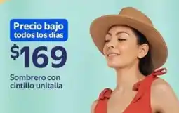 Walmart Sombrero con cintillo unitalla oferta