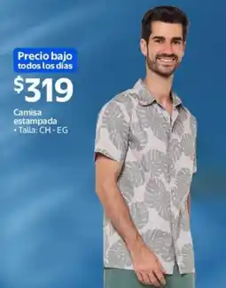 Walmart Camisa estampada oferta