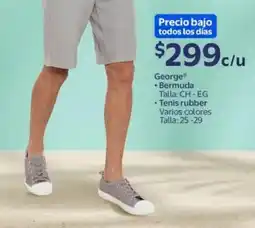 Walmart Tenis rubber varios colores oferta