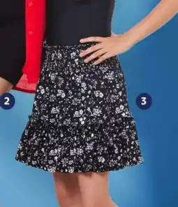 Walmart Falda estampado floral varios modelos oferta