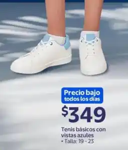 Walmart Tenis básicos con vistas azules oferta