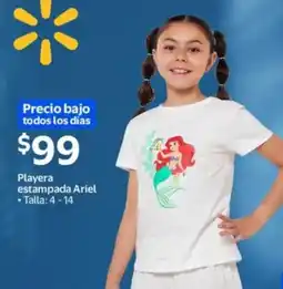 Walmart Ariel playera estampada oferta