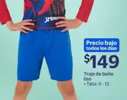 Walmart Traje de baño liso oferta