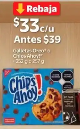 Walmart Oreo o chips ahoy! galletas oferta