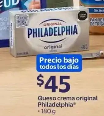 Walmart Philadelphia queso crema original oferta