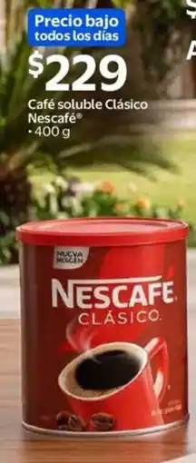 Walmart Nescafé café soluble clásico oferta