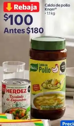 Walmart Knorr caldo de pollo oferta