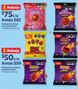 Walmart Vero paletas picafresa con chilito oferta