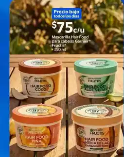 Walmart Garnier fructis mascarilla hair food para cabello oferta