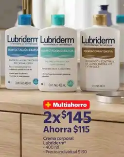 Walmart Lubriderm crema corporal oferta