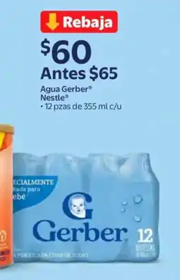 Walmart Nestlé gerber agua oferta