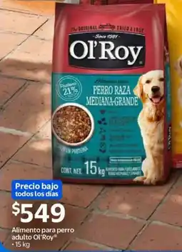 Walmart Ol'roy alimento para perro adulto oferta