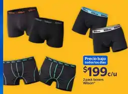 Walmart Wilson boxers oferta