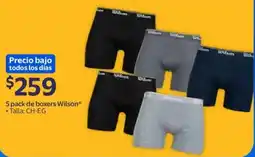 Walmart Wilson boxers oferta