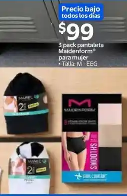 Walmart Maidenform pantaleta para mujer oferta