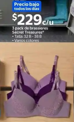Walmart Secret treasures varios colores oferta