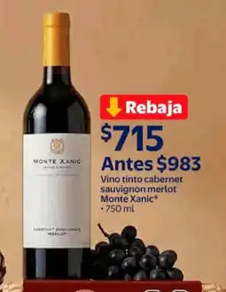 Walmart Express Monte xanic vino tinto cabernet sauvignon merlot oferta