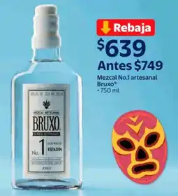 Walmart Express Bruxo mezcal no.1 artesanal oferta