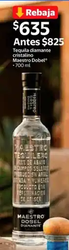 Walmart Express Maestro dobel tequila diamante cristalino oferta