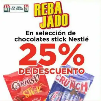 HEB Chocolate stick nestlé oferta