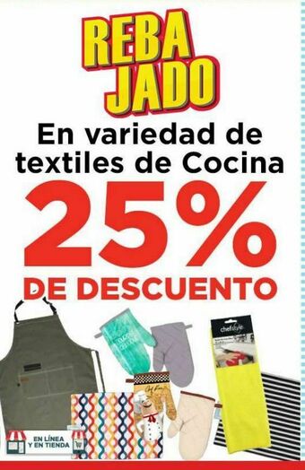 HEB Textiles cocina oferta