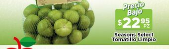 HEB Seasons select tomatillo limpio season select oferta