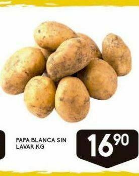 Alsuper Papa blanca sin lavar oferta
