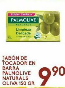 Alsuper Jabón de tocador en barra palmolive oferta