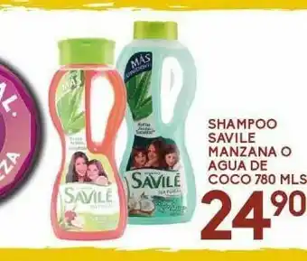 Alsuper Shampoo savile manzana o agua de coco 780 mls oferta