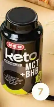 Heb suplemento alimenticio keto mct bhb 90caps