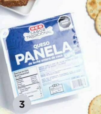HEB Heb sabor tradi queso panela light 400grs oferta