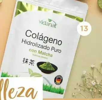 Vidanat colageno hidrolizado con matcha 300 gr