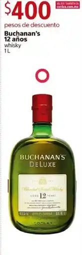 Costco Buchanan's deluxe whisky oferta
