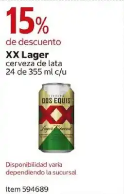 Costco XX Lager cerveza de lata oferta