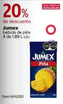 Costco Jumex bebida de piña oferta
