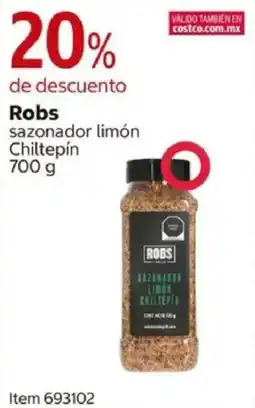 Costco Robs sazonador limón chiltepín oferta