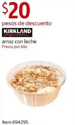 Costco Kirkland arroz con leche oferta