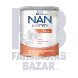 Farmacias Bazar NAN 3 EXPERT PRO SIN LACTOSA 400GR oferta