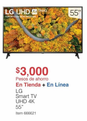 Costco LG Smart TV UHD 4K 55" oferta