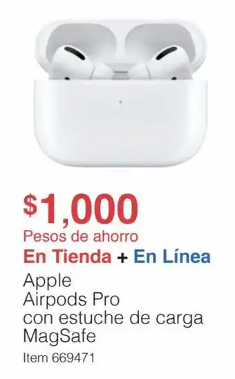 Costco Apple Airpods Pro con Estuche de Carga MagSafe oferta