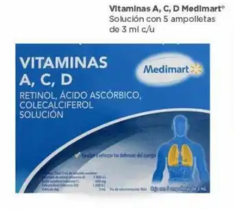 Vitaminas A, C, D Medimart 3ml