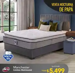 Muebles Dico Colchón Matrimonial Spring Air oferta